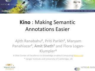 Kino : Making Semantic Annotations Easier
