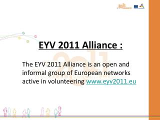 EYV 2011 Alliance :