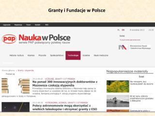 Granty i Fundacje w Polsce