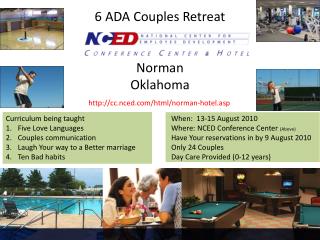 6 ADA Couples Retreat Norman Oklahoma