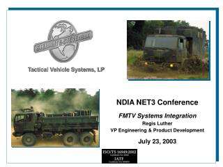 Tactical Vehicle Systems, LP