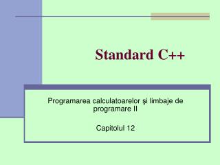 Standard C++
