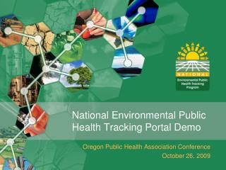 National Environmental Public Health Tracking Portal Demo