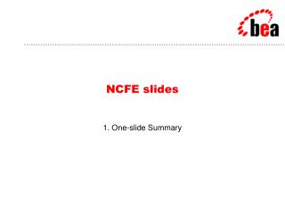 NCFE slides