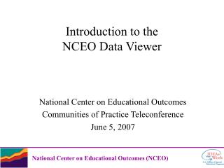 Introduction to the NCEO Data Viewer