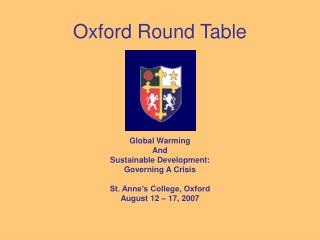 Oxford Round Table