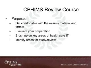 CPHIMS Review Course