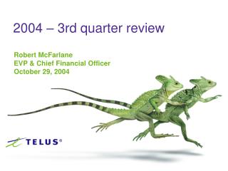 2004 – 3rd quarter review