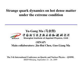 Strange quark dynamics on hot dense matter under the extreme condition