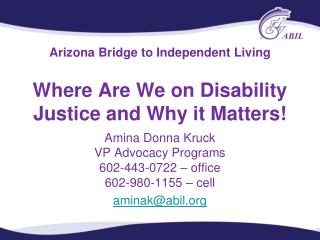 Arizona Bridge to Independent Living