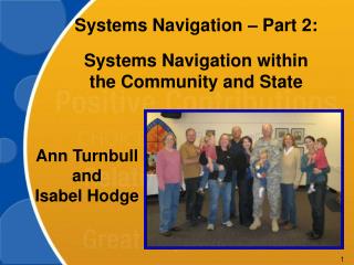 Systems Navigation – Part 2: Systems Navigation within the Community and State