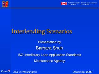 Interlending Scenarios