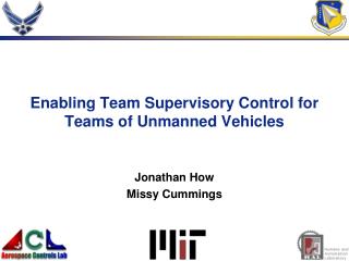 Enabling Team Supervisory Control for Teams of Unmanned Vehicles