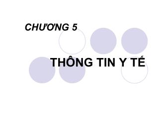 CHƯƠNG 5