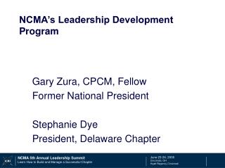NCMA’s Leadership Development Program