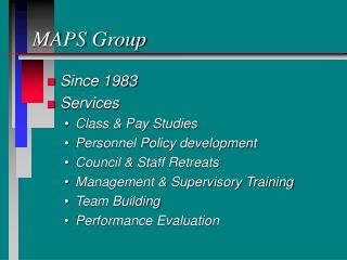 MAPS Group