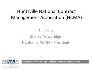 Huntsville National Contract Management Association (NCMA)