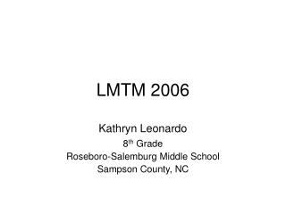 LMTM 2006