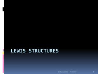 LEWIS STRUCTURES