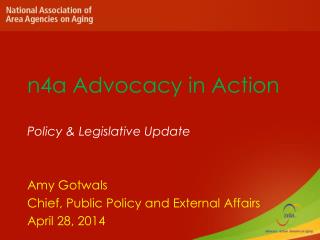 n4a Advocacy in Action