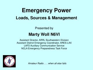 Emergency Power
