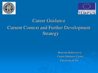 Career Guidance Current Context and Further Development Strategy