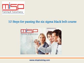 Online Lean six sigma black belt certification