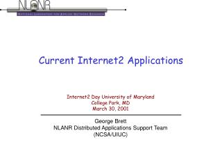 Current Internet2 Applications