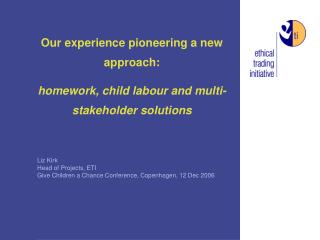 Our experience pioneering a new approach: homework, child labour and multi-stakeholder solutions