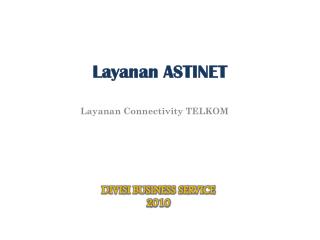 Layanan ASTINET