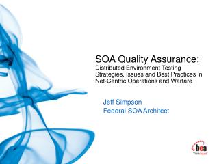 Jeff Simpson Federal SOA Architect