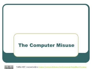 The Computer Misuse