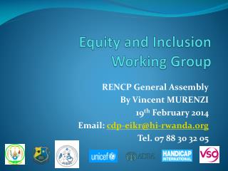 Equity and Inclusion Working Group