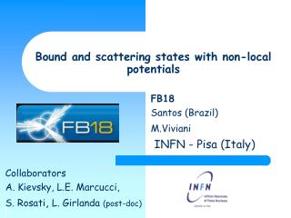 Bound and scattering states with non-local potentials