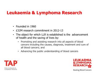 Founded in 1960 £32M research commitment in 2012-13