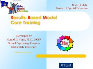 R esults- B ased M odel Core Training