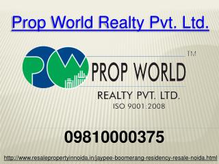 Jaypee Boomerang Resale Price 09810000375 Sector 128 Noida