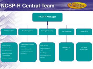 NCSP-R Central Team
