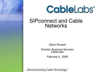 SIPconnect and Cable Networks