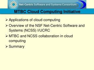 MTBC Cloud Computing Initiative