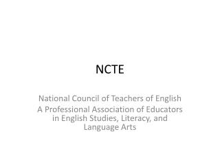 NCTE