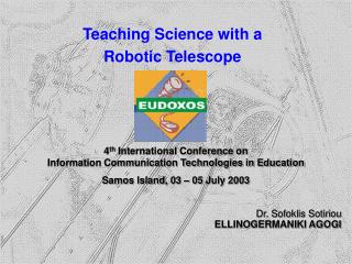 Teaching Science with a Robotic Telescope