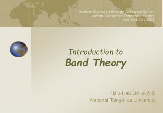 Introduction to Band Theory