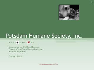 Potsdam Humane Society, Inc.