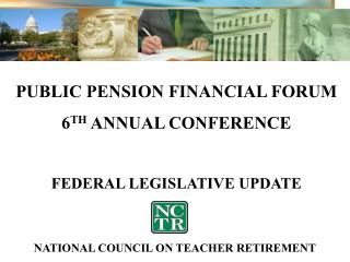 NATIONAL COUNCIL ON TEACHER RETIREMENT