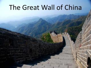 The Great Wall of China