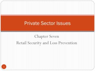 Private Sector Issues