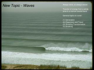 New Topic - Waves