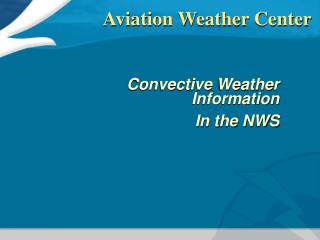 Aviation Weather Center