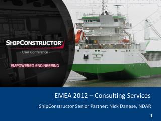 EMEA 2012 – Consulting Services